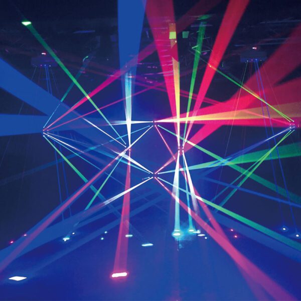 Mini LED Beam Spider 9x10w RGBW Moving Head Lighting ADJ