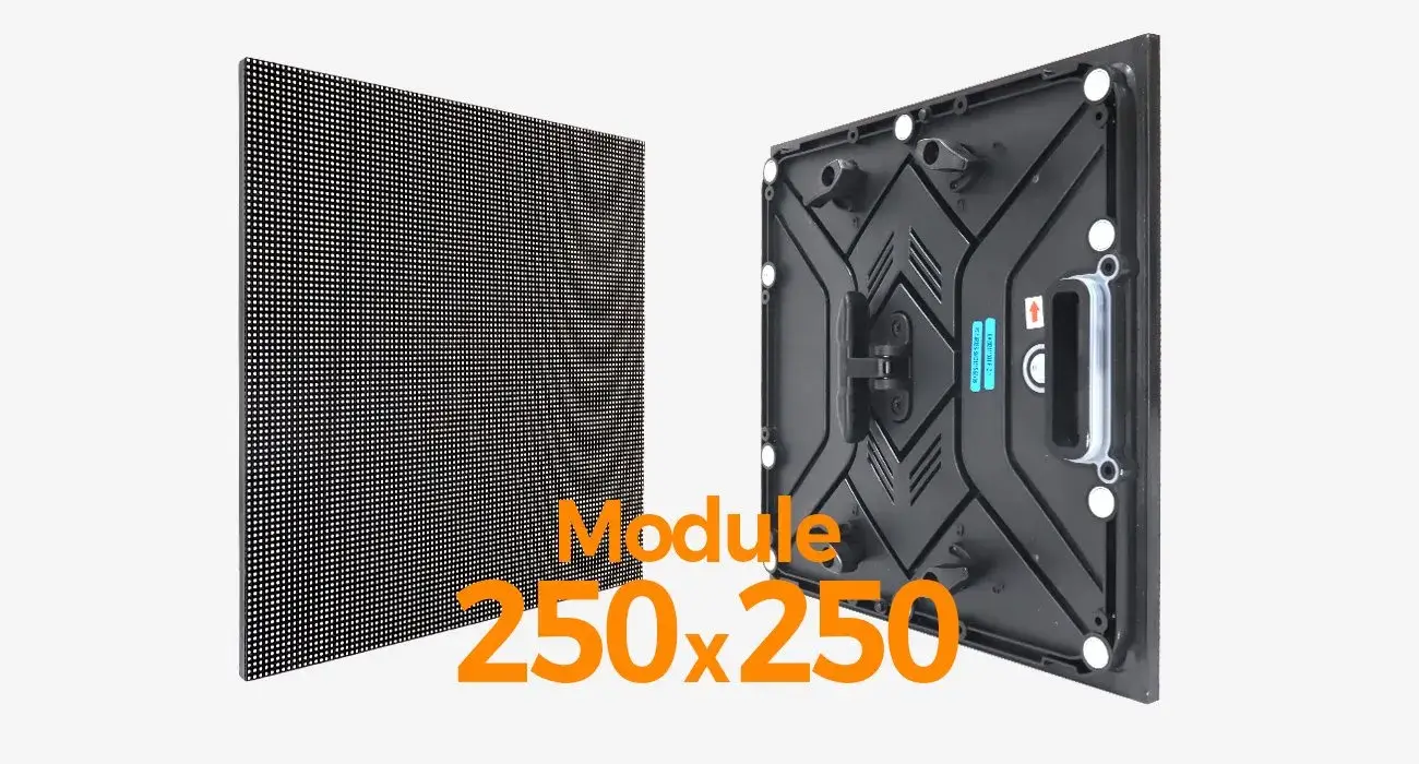 Curved 500×500 Dual Maintenance Rental LED Display 500F Series P1.95 P2.604 P2.97 P3.91 P4.81