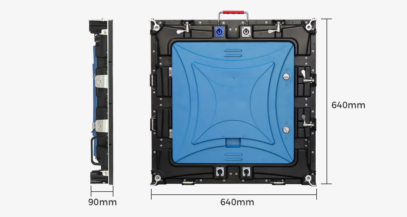 Outdoor 640×640 LED Screen Rental Video Display Panel P2.5 P3 P3.076 P3.33 P4 P5 P6 P6.67 P8 P10