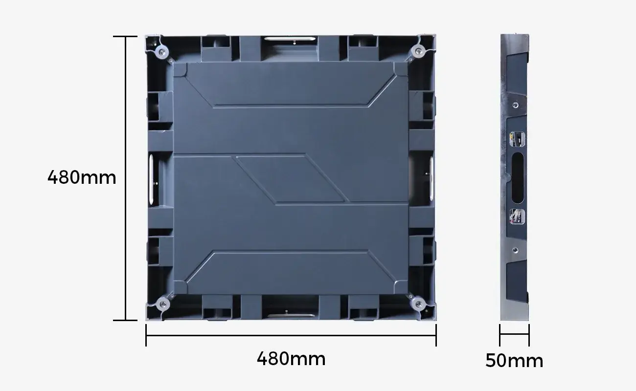 P1.875 P1.904 P2.5 Indoor 480x480mm Front Service LED Display