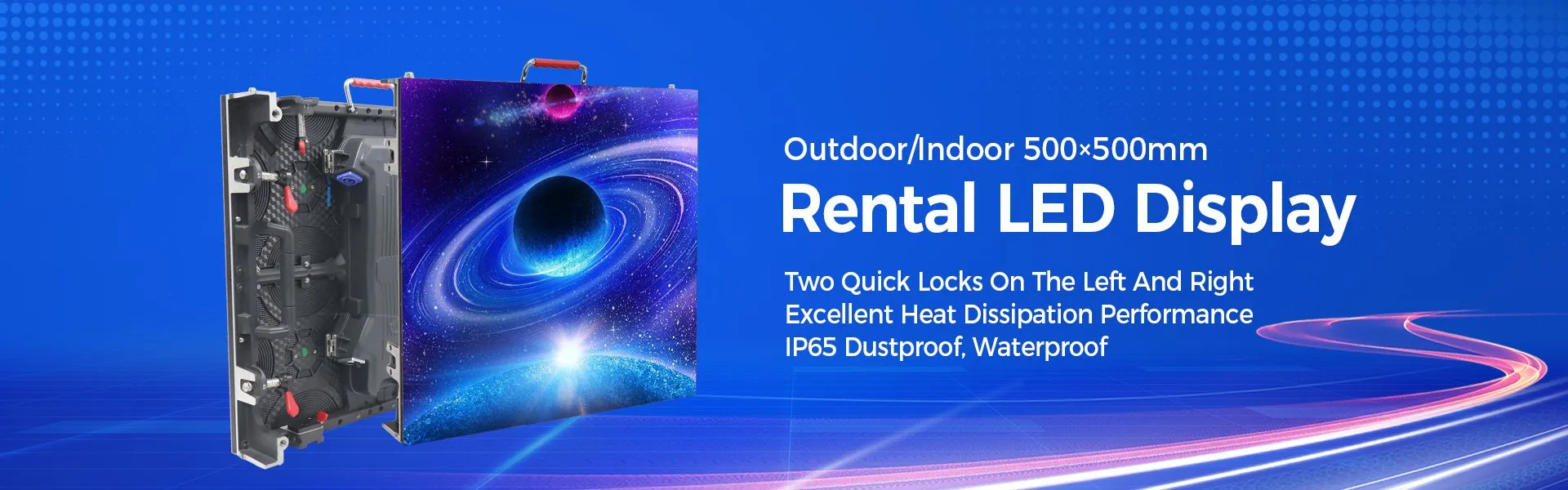 500×500 LED Screen Rental Video Display Cabinet 500E series Outdoor P1.953 P2.5 P2.604 P2.976 P3.91 P4.81