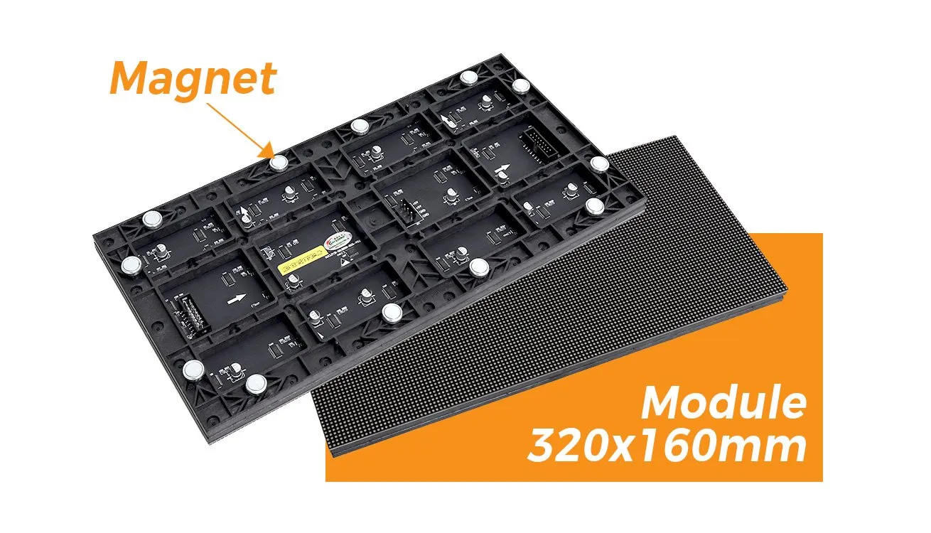 P1.9 P2 P2.5 P3 GOB 640×1920 LED Poster Display Screen For Indoor Outdoor Advertising