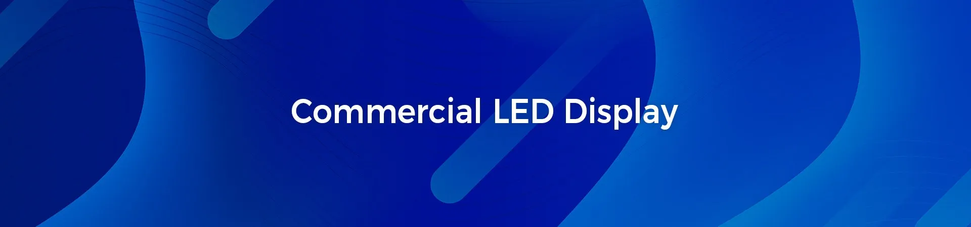 Affichage LED commercial