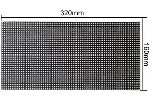 실내 풀 컬러 LED 디스플레이 모듈 Arduino LED 패널 160×320