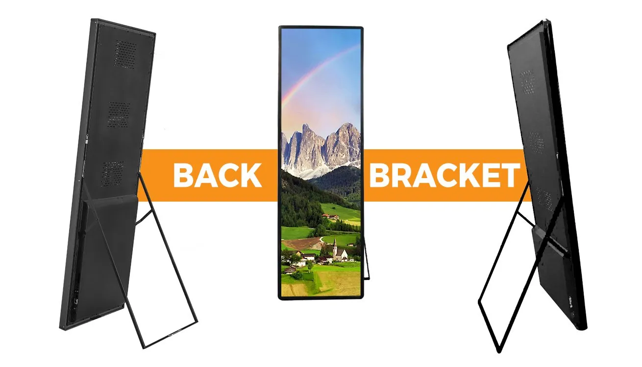 P1.9 P2 P2.5 P3 GOB 640×1920 LED Poster Display Screen For Indoor Outdoor Advertising