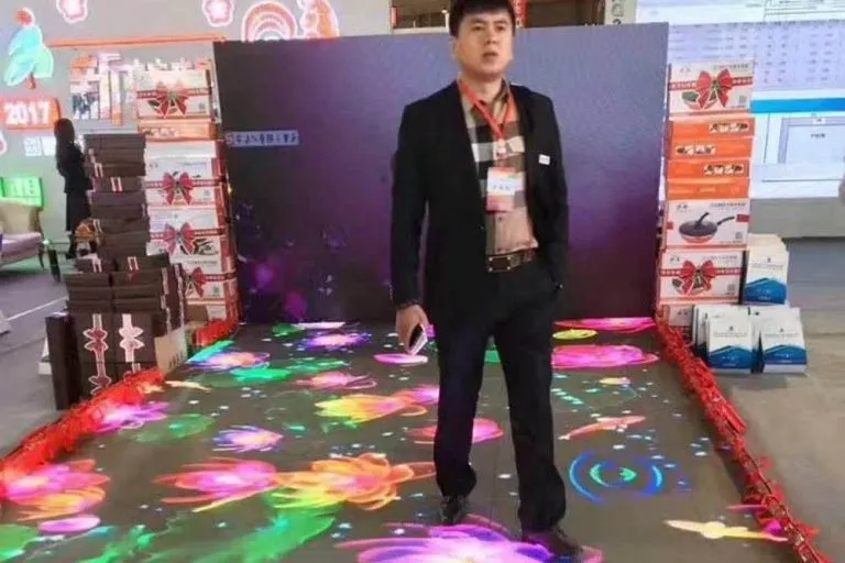 Pantalla LED de pista de baile interactiva