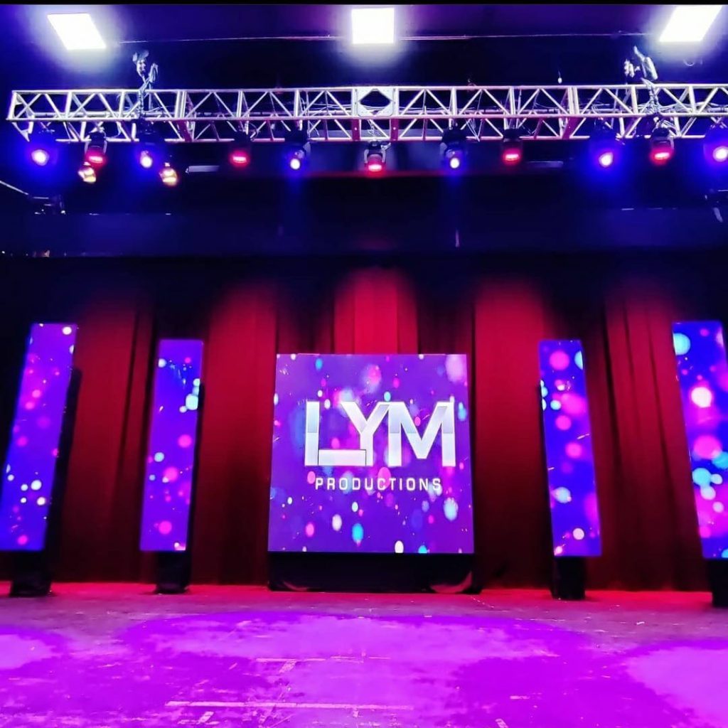 P3.91 LARGE STAGE INDOOR RENTAL 500×500 HIGH QUALITY LED DISPLAY IN USA