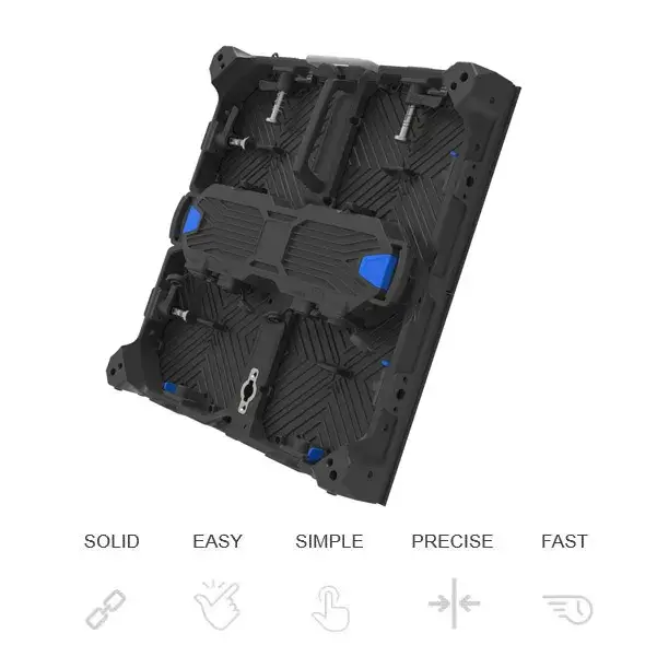 Detachable 500mmx500mm Series Rental LED Display P1.56 P1.95 P2.6 P2.97 P3.91 P4.81