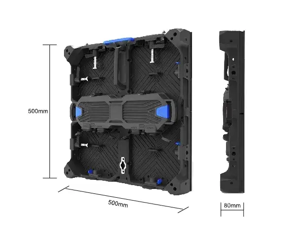 Detachable 500mmx500mm Series Rental LED Display P1.56 P1.95 P2.6 P2.97 P3.91 P4.81