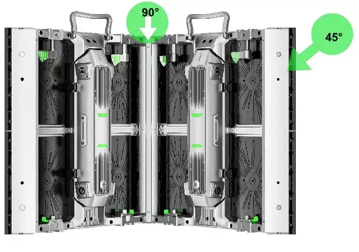 Dual Maintenance Rental LED Display Screen 500X500mm P1.56 P1.953 P2.604 P2.976 P3.91 P4.81