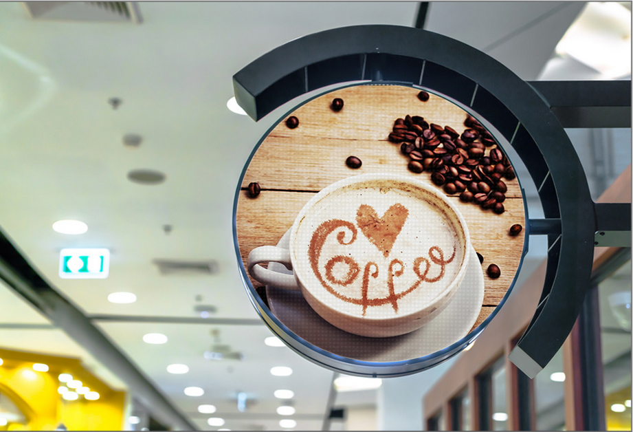 Circle LED Display Outdoor Double Sided Circular LED Screen Round LED Sign