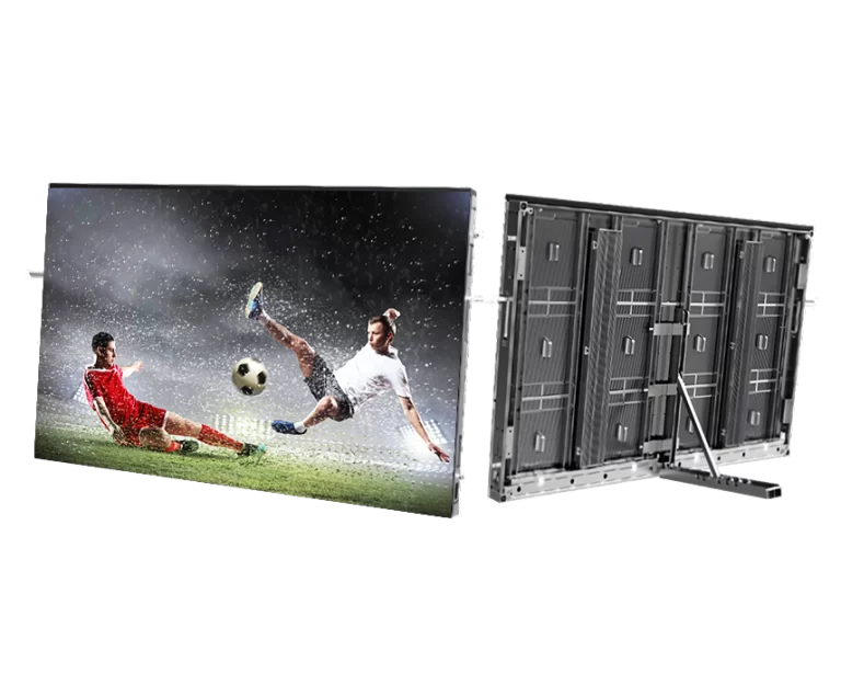 Outdoor Stadium Perimeter LED Display 1600mmx900mm Ultra Thin Aluminum Cabinet