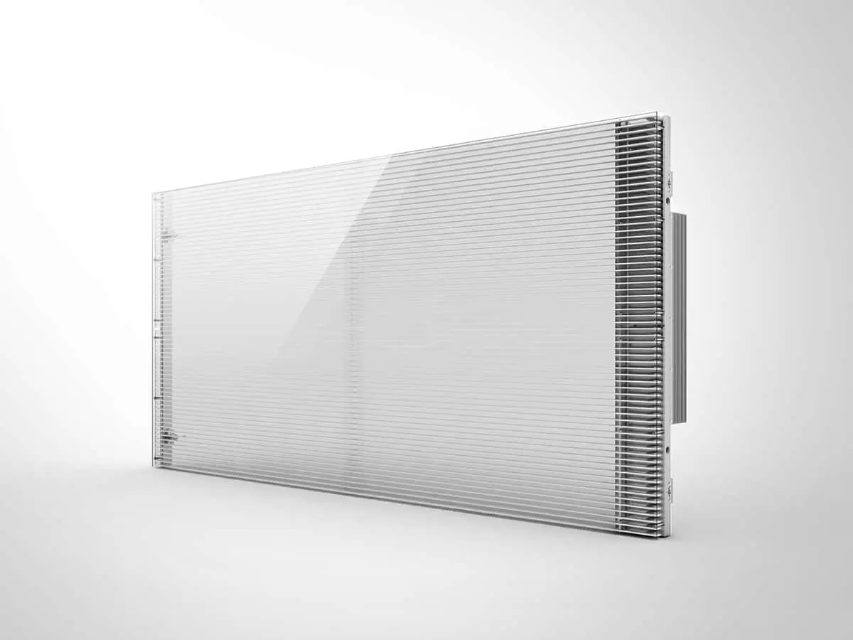 Transparent LED Glass Display 500×1000 Transparent LED Screen in window glass film 1000×1000