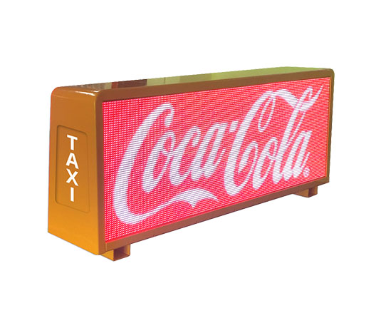 Pantalla LED para techo de taxi SERIE T