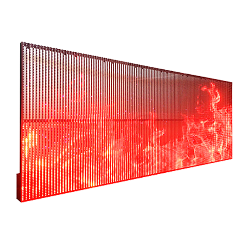 Transparent car window LED