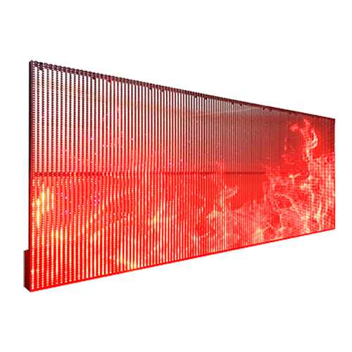LED transparente da janela do carro