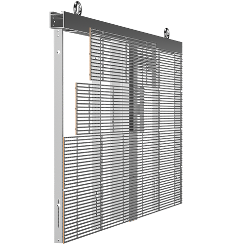 Outdoor P2.6P5.2 Transparent LED Screen For Rental Purposes