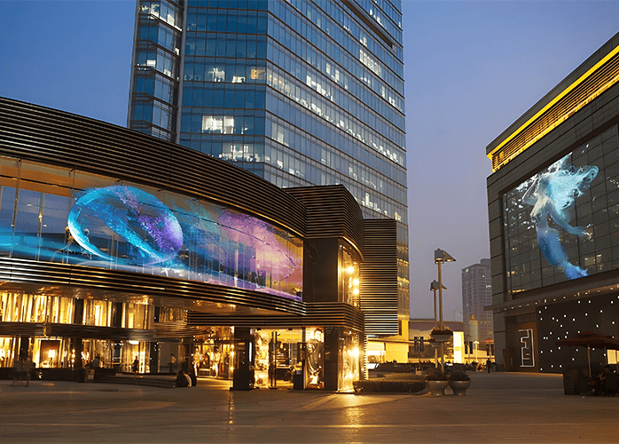 LED Film Screen Supplier Transparent LED Glass Window Display