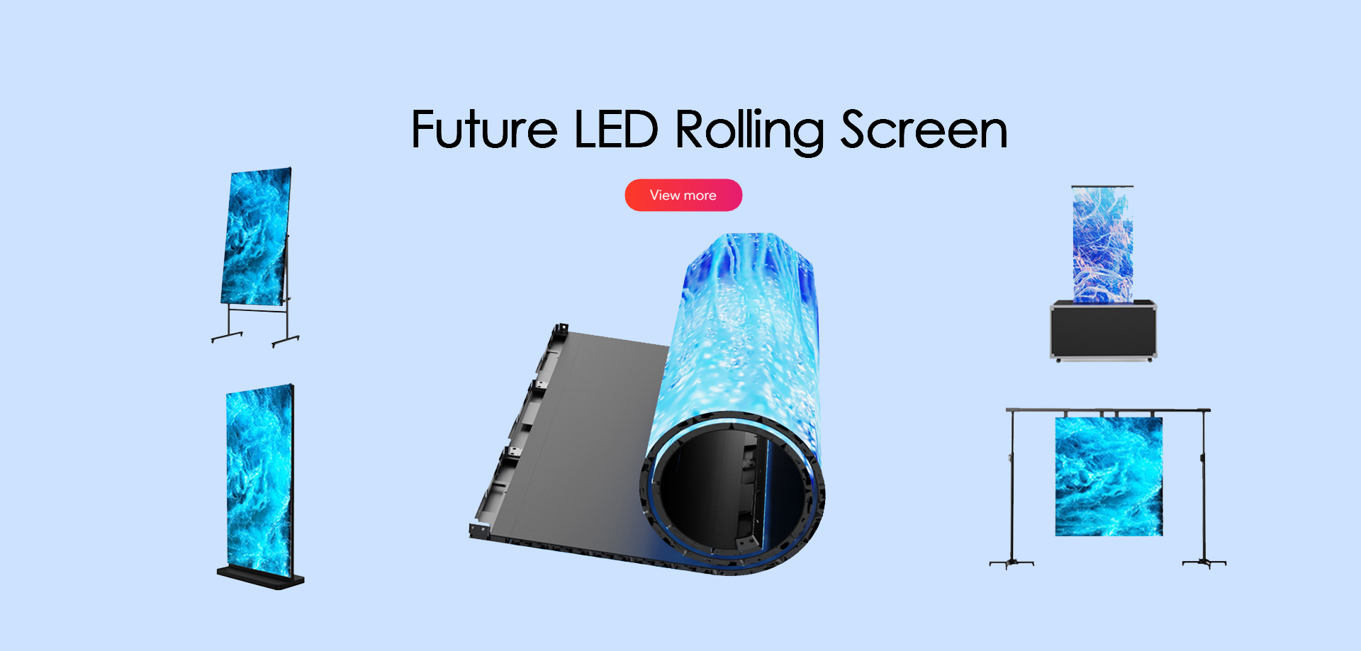 LED Rolling Floor Display