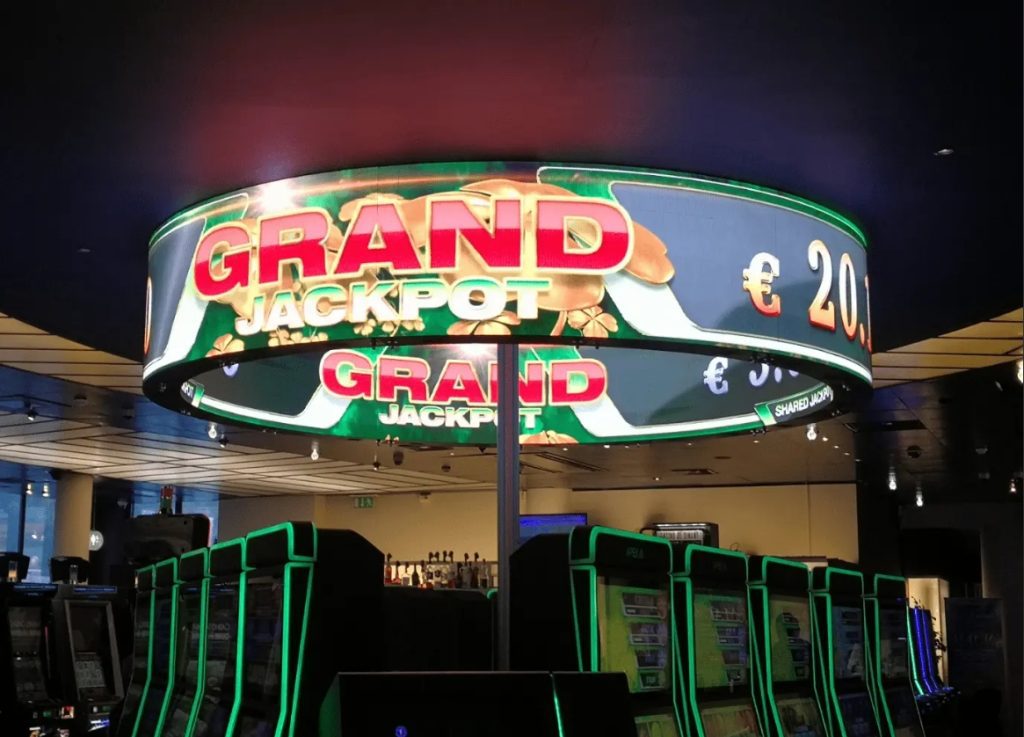 round ring led display