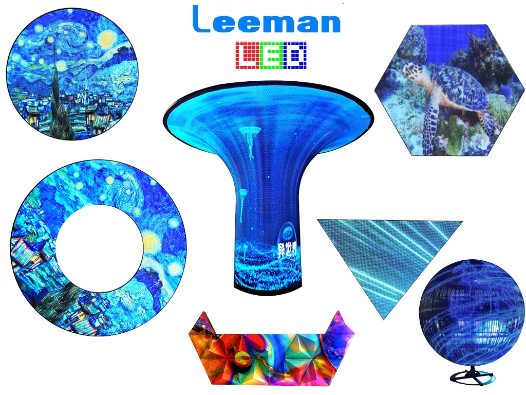 special shape LED display